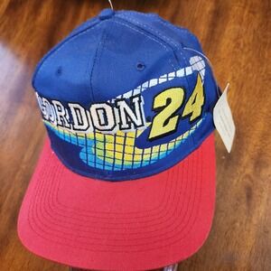 Vintage Nascar Snapback Hat Jeff Gordon Cap Racing 24 Chase 90s Y2K